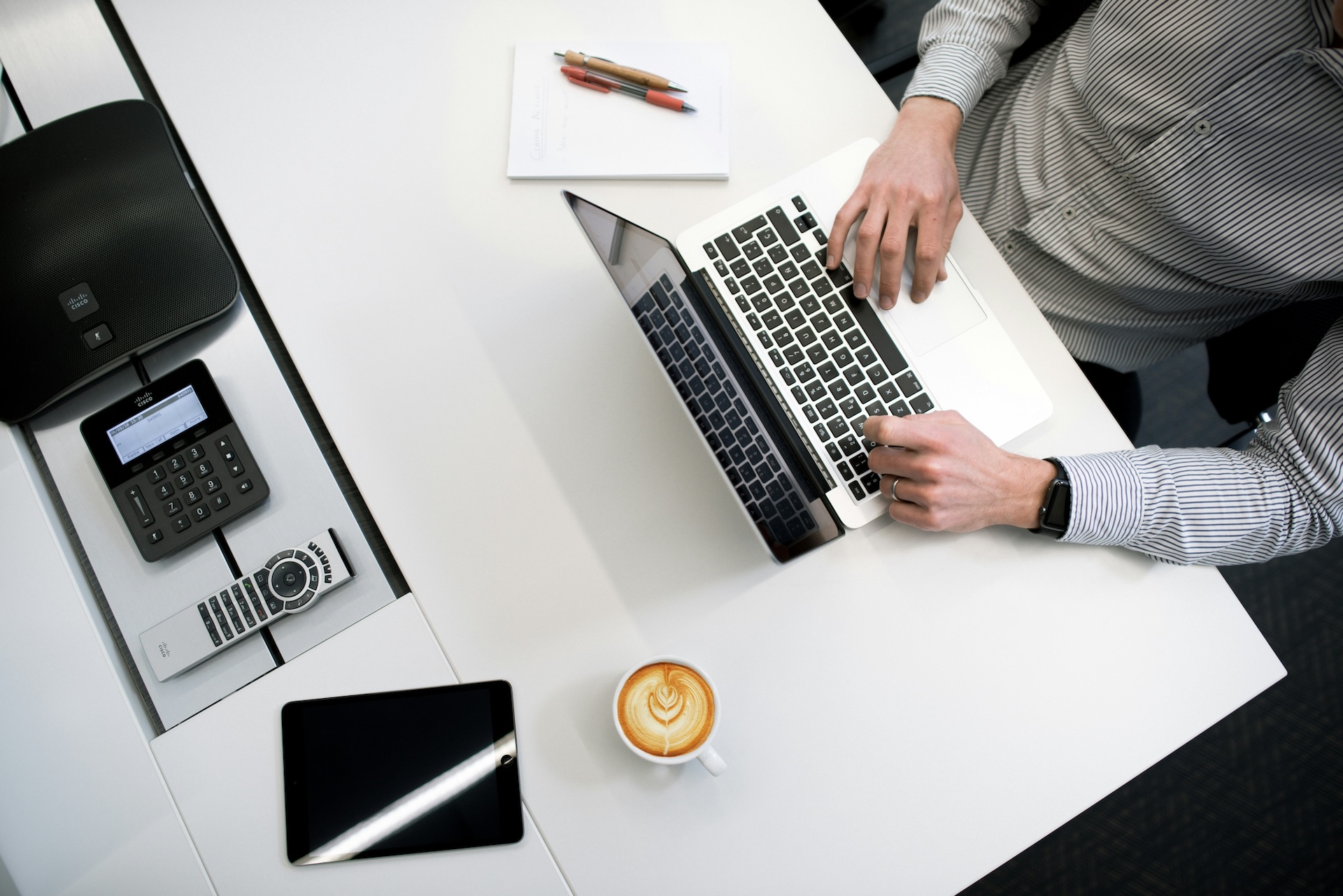 Professional working on a side business for career growth and additional income